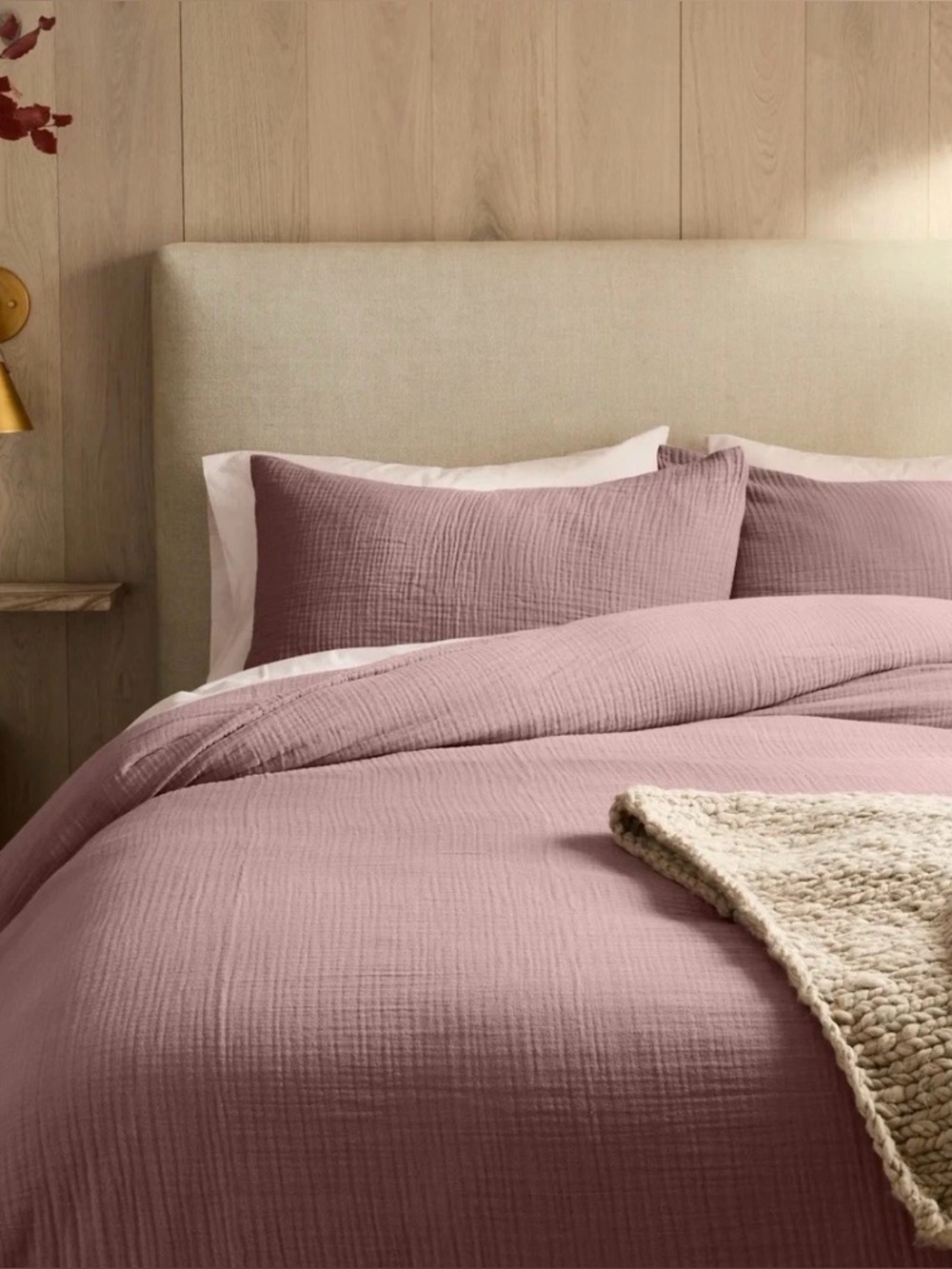 NEW QUINCE Airy Gauze Dream Quilt- King or CalKing-FIG $169